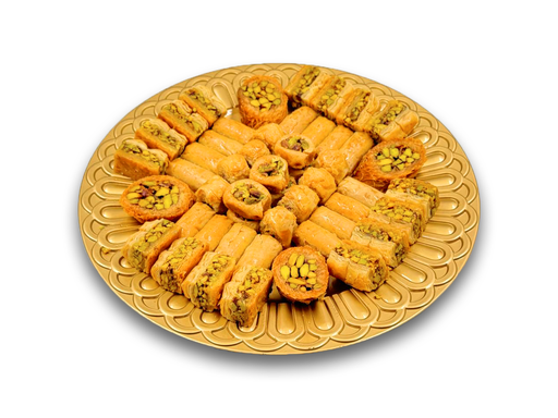 [FGB-EP-00055] Mixed Baklawa Pistachio Per Kg